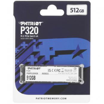 SSD-накопитель M.2 NVMe 512GB Patriot P320 (P320P512GM28)