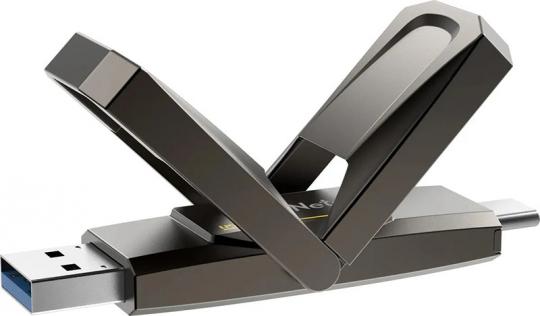 Флешка USB3.2/Type-C 1TB Netac US5 (NT03US5C-001T-32TA)