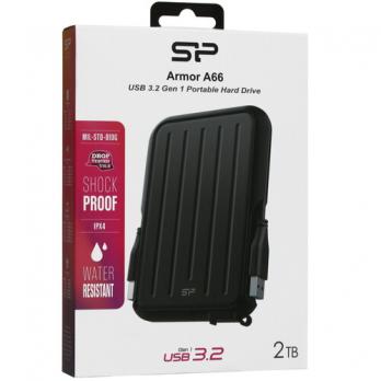 Внешний HDD 2TB SiliconPower Armor A66 (SP020TBPHD66SS3K)
