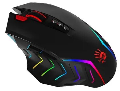 Мышь A4Tech Bloody 2-Fire J95s Black Stone Activated