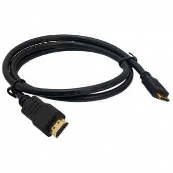 Кабель HDMI v1.4 DeTech (19+1) 4K 30AWG медный, black, 1.5m