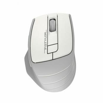 Мышь беспроводная A4Tech Fstyler FG30S, white-grey