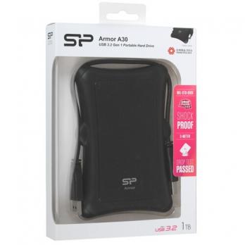 Внешний HDD 1TB SiliconPower Armor A30 black