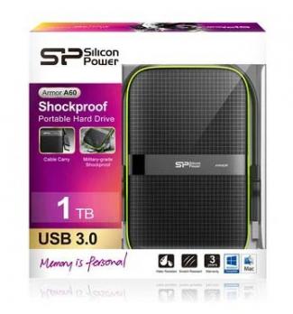 Внешний HDD 1TB SiliconPower Armor A60 black