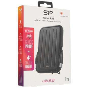 Внешний HDD 1TB SiliconPower Armor A66 black