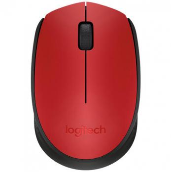 Мышь беспроводная Logitech M171, red