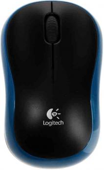 Мышь беспроводная Logitech M185, blue