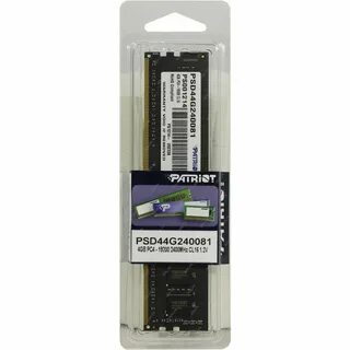 Оперативная память DDR4-2400 4GB Patriot Signature
