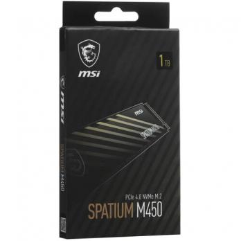 SSD-накопитель M.2 NVMe 1TB MSI Spatium M450