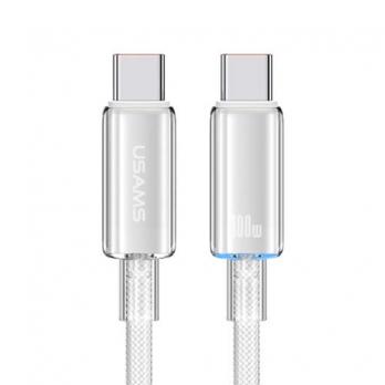 Кабель Type-C Usams SJ660, 1.2m, 100W, white