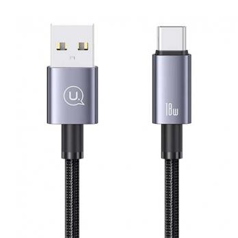 Кабель USB-A/Type-C Usams SJ663, 1.2m, 3A, black