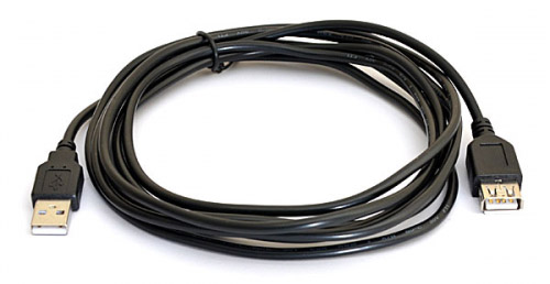 Кабель USB2.0 AM-AF удлинитель DeTech, 3m