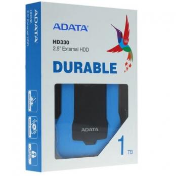 Внешний HDD 1TB Adata HD330, blue