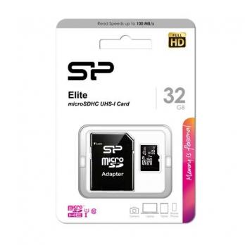 Карта памяти microSDXC 32GB SiliconPower Elite