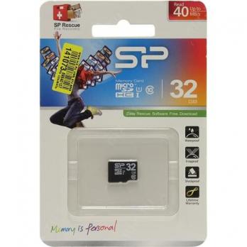 Карта памяти microSDXC 32GB SiliconPower