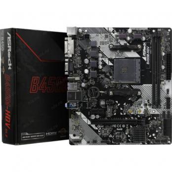 Материнская плата AMD sAM4 B450 Asrock B450M-HDV R4.0