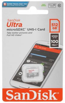 Карта памяти microSDXC 512GB SanDisk Ultra