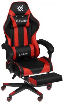 Кресло Defender Rock, black-red