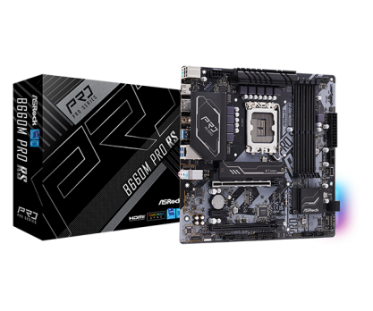 Материнская плата Intel s1700 B660 Asrock B660M-Pro RS