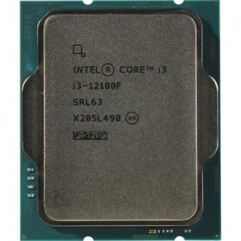 Процессор Intel s1700 Core i3 12100F, Tray