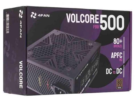 Блок питания 500W 4FAN Volcore FBB500