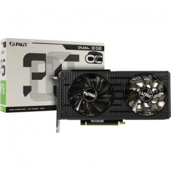 Видеокарта GeForce RTX 3050 Palit Dual OC, 8GB