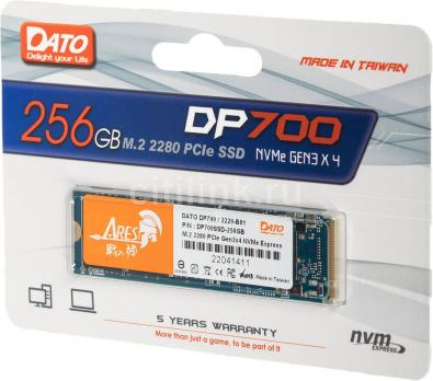 SSD-накопитель M.2 NVMe 256GB Dato DP700