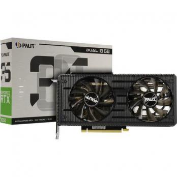 Видеокарта GeForce RTX 3050 Palit Dual, 8GB