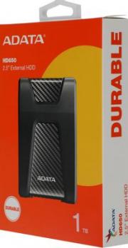 Внешний HDD 1TB Adata DashDrive Durable HD650, black