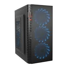 Корпус ATX DeTech C3131s, blue
