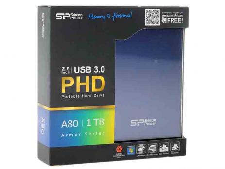 Внешний HDD 1TB SiliconPower Armor A80