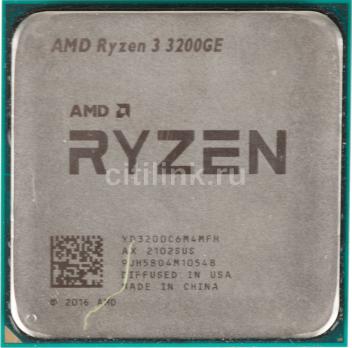 Процессор AMD sAM4 Ryzen 3 3200GE, Tray