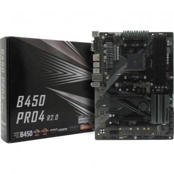Материнская плата AMD sAM4 B450 Asrock B450 Pro4 R2.0
