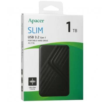Внешний HDD 1TB Apacer AC236, black