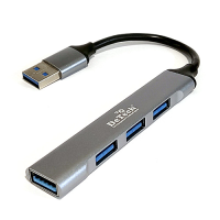 USB-Hub USB3.0 DeTech DT-HB408