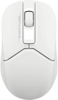 Мышь беспроводная + BT A4Tech Fstyler FB12s, white