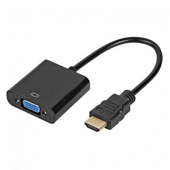 Переходник HDMI (M) - VGA (F) DeTech