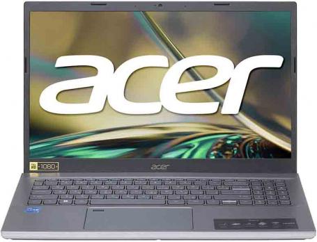 Ноутбук Acer Aspire 5 A515-57-78Z7 15.6", FHD, IPS, Core i7 12650H, 16GB, 512GB, UHD, Win, grey