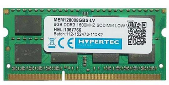 Оперативная память SODIMM DDR3-1600 4GB Hypertec