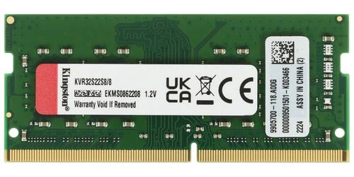 Оперативная память SODIMM DDR4-3200 8GB Kingston ValueRAM 