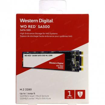 SSD-накопитель M.2 SATA 1TB WD Red SA500 (WDS100T1R0B)