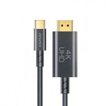 Переходник Type-C (M) - HDMI (M) Awei CL212T, 4K, 30Hz