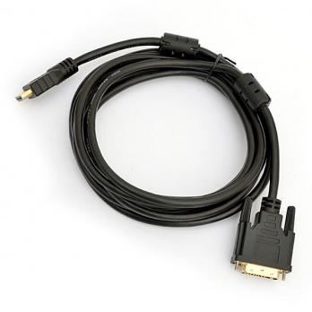 Кабель HDMI (M) - DVI-D (M) DeTech, 30AWG, 1.8m