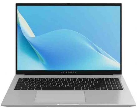 Ноутбук Maibenben M16B, 16", FHD+, IPS, Ryzen 3 4300U, 8GB, 512GB, Radeon, silver
