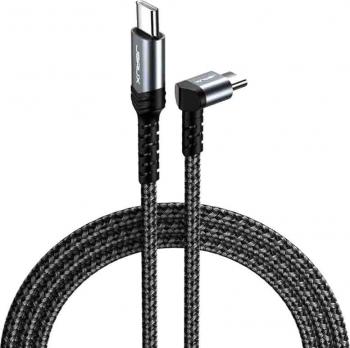 Кабель Type-C угловой JSAUX CC034A 60W, 3A, 3m