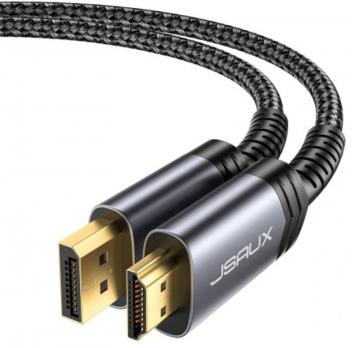 Кабель DP (M) - HDMI (M) JSAUX CV0047, 4K, 1m