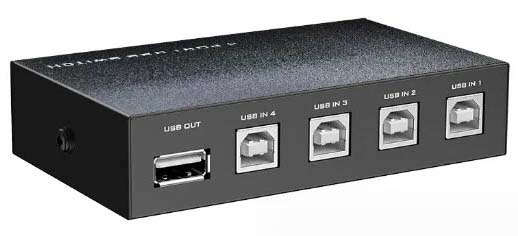Коммутатор принтеров USB AM4x1BM, 4-ports