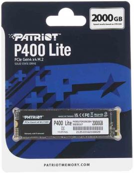 SSD-накопитель M.2 NVMe 2TB Patriot P400 Lite