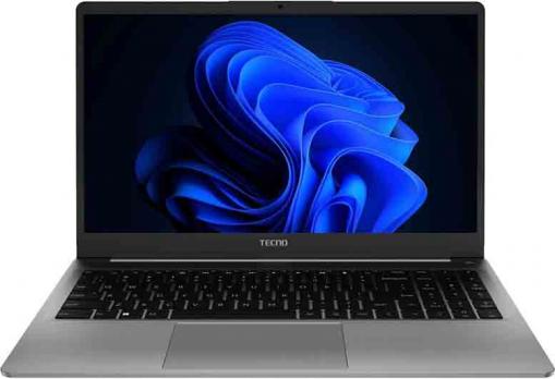 Ноутбук Tecno MegaBook K15SDA 2025, 15.6", FHD, IPS, Ryzen 7 5825U , 16GB, 1TB, Radeon, Win, grey