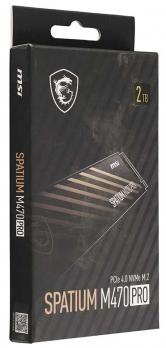 SSD-накопитель M.2 NVMe 2TB MSI Spatium M470 Pro